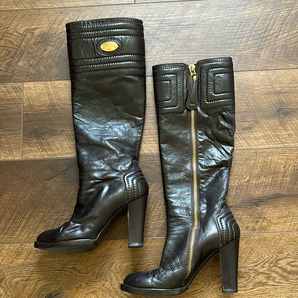 Chloe Tall Africa 544 Riding Boots Excellent Condition
